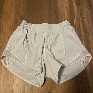 Lululemon white shorts, size 4 tall